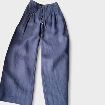 Ángeles™ | Pantalón amplio de algodón y lino