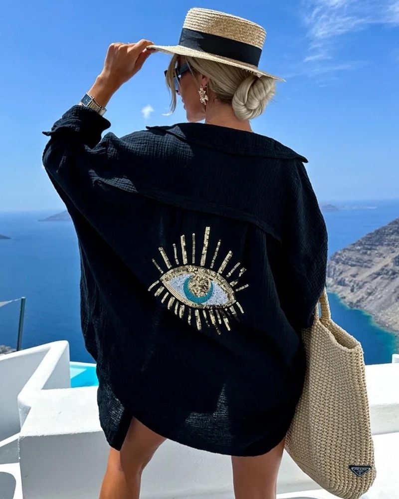 Tirila™ | Camisa Casual con Paillettes