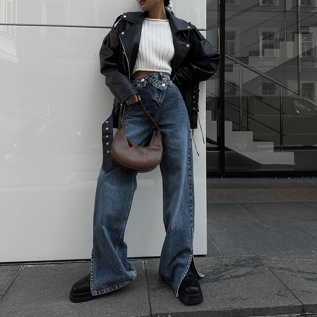 Renata™ | Jeans de Cintura Alta