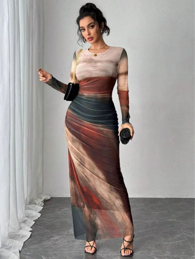 Rebeca™ | Vestido ajustado con estampado elegante