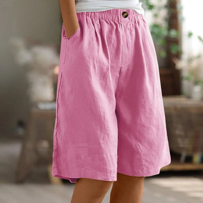 Sara™ | Pantalones Cortos Casual de Corte Ancho