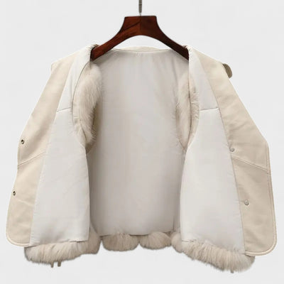 Milagros™ | Chaleco de piel elegante