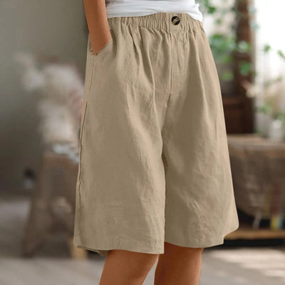 Sara™ | Pantalones Cortos Casual de Corte Ancho