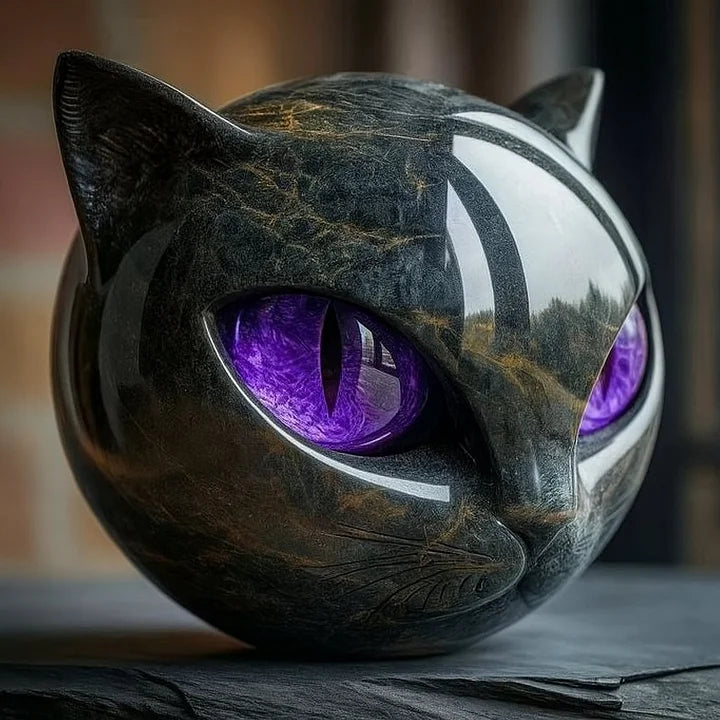 Nix™ | Escultura mística de gato negro