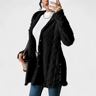 Amalia™ | Cárdigan acogedor con capucha