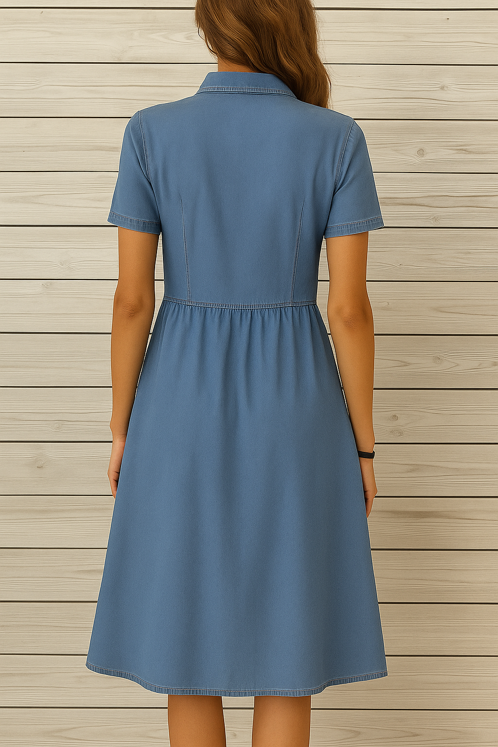 Claudia™ | Vestido vaquero casual