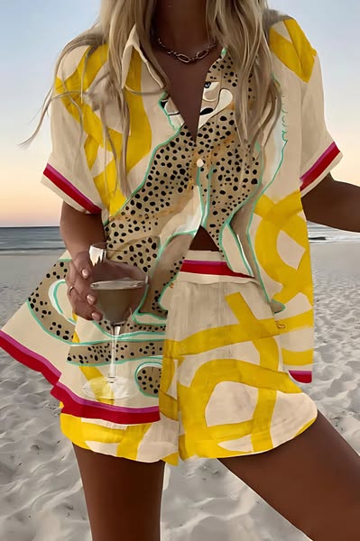 Luna™ | Conjunto corto de lino