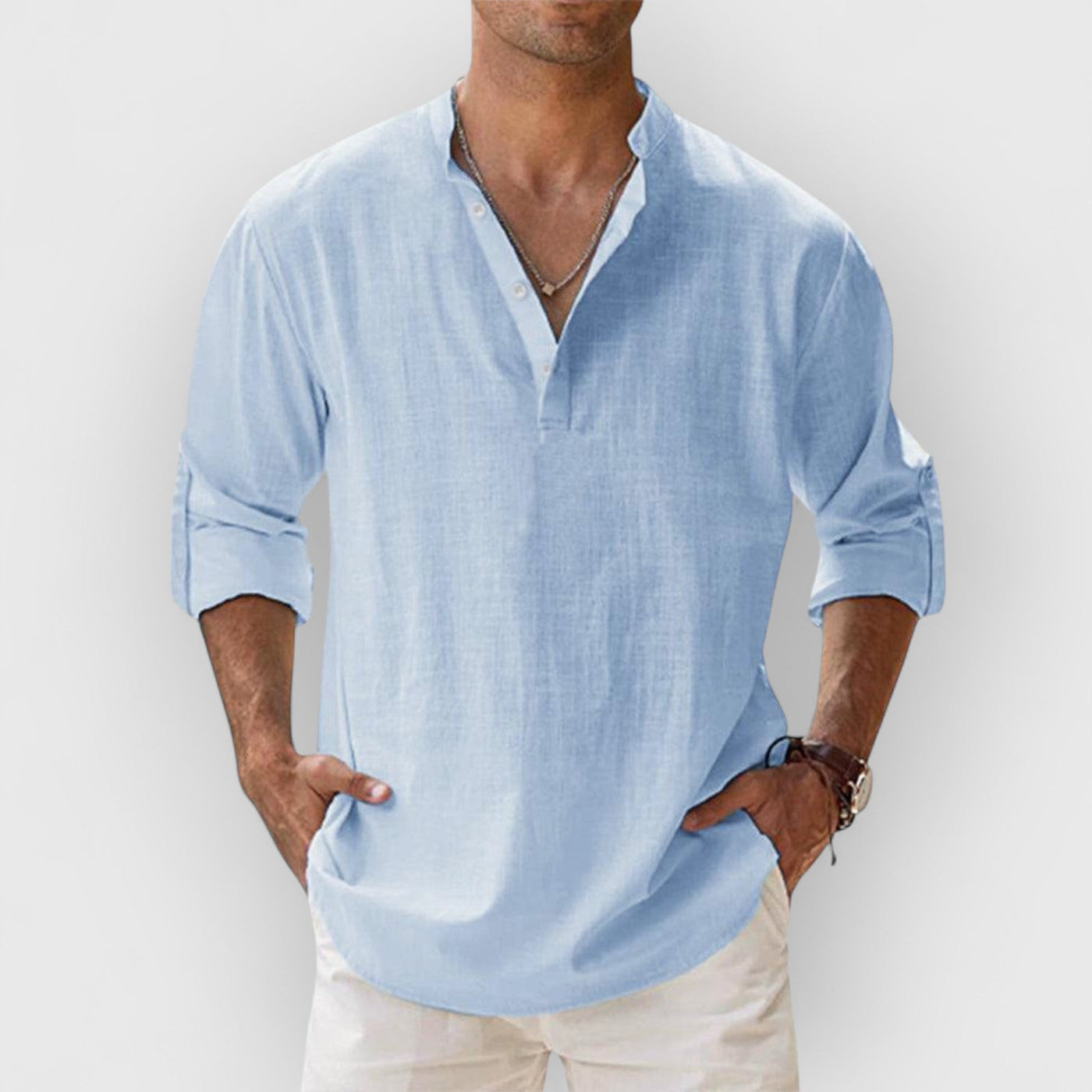 Emilio™ | Camisa de Lino Transpirable