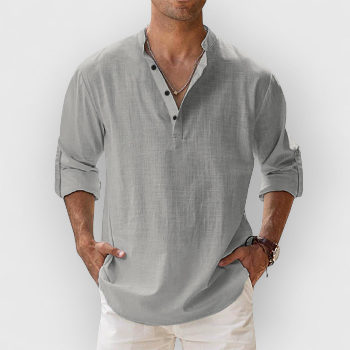 Emilio™ | Camisa de Lino Transpirable