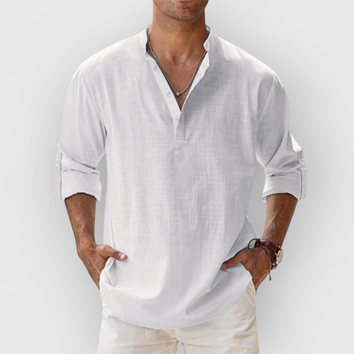 Emilio™ | Camisa de Lino Transpirable