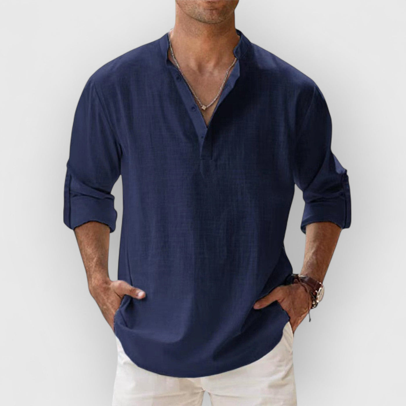Emilio™ | Camisa de Lino Transpirable