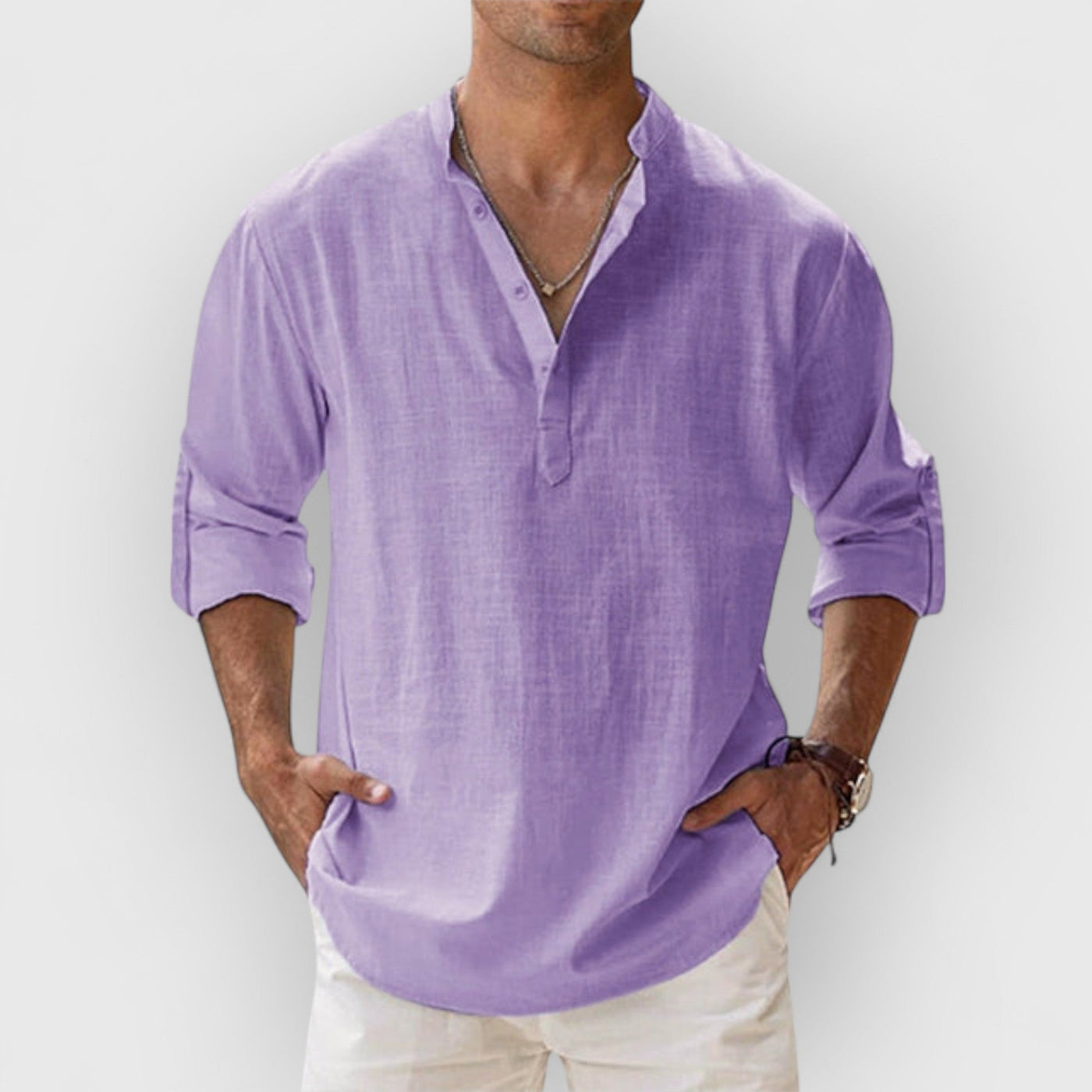 Emilio™ | Camisa de Lino Transpirable