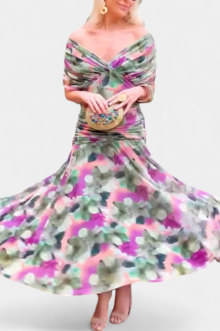 Herminia™ | Vestido elegante con escote en V