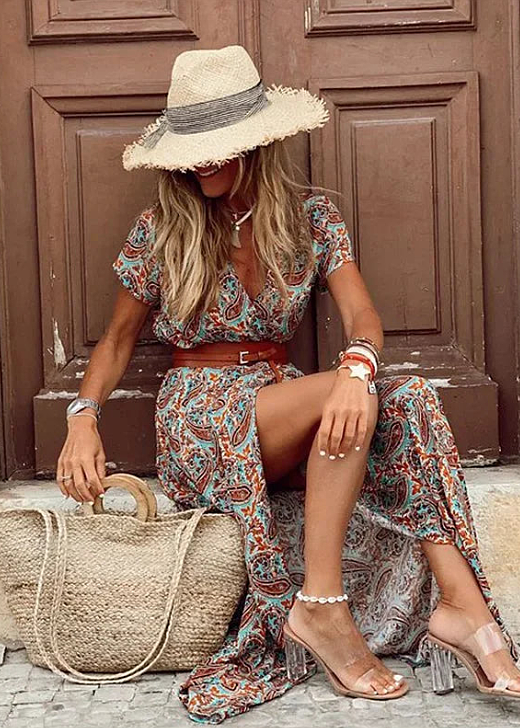 Alba™ | Vestido de Verano Vaporoso en Diseño Boho
