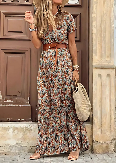 Alba™ | Vestido de Verano Vaporoso en Diseño Boho