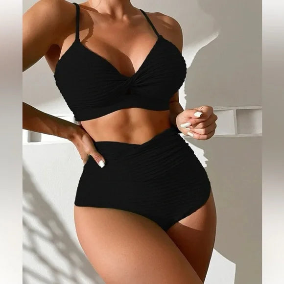 Solana™ | Bikini de Cintura Alta